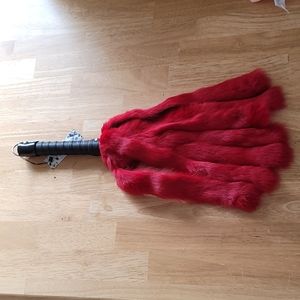 rabbit fur flogger